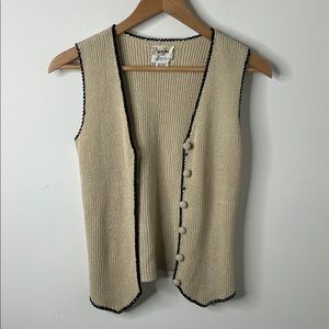 Vintage Laura Yang for Saks Fifth Avenue sweater vest